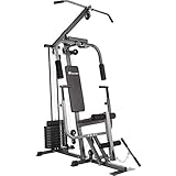 Recensione tectake® Stazione Body Building 160x98x203 cm, Pesi Palestra Fitness e Home Gym, Attrezzi Palestra Casa, multifunzione, Sbarra trazioni lat machine, per Addominali, Glutei, Gambe - Diversi Modelli